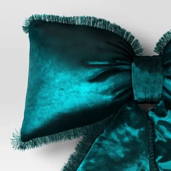 20" Christmas Bow Shaped Pillow - Wondershop&trade; image {2}