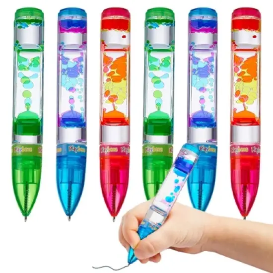 Playbees Liquid Motion Bubbler Pens Sensory Toy image {4}