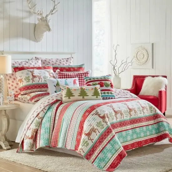 Let It Snow Holiday Quilt Set - Levtex Home image {7}