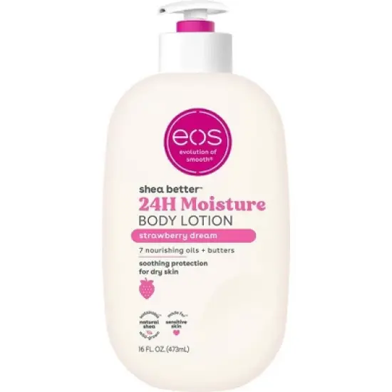 eos Shea Better 24H Moisture Body Lotion - Strawberry Dream - 16oz image {8}