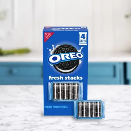 Oreo Fresh Stacks Chocolate Sandwich Cookies - 8.05oz image {8}