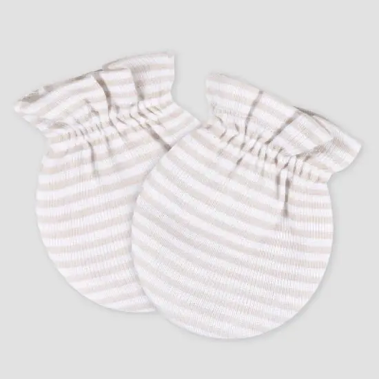 Gerber Baby 3pk Hats & Mittens - White image {1}