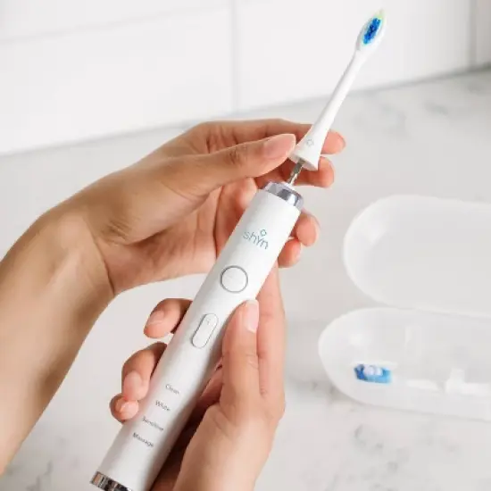 Shyn Sonic Toothbrush - Cloud White image {1}