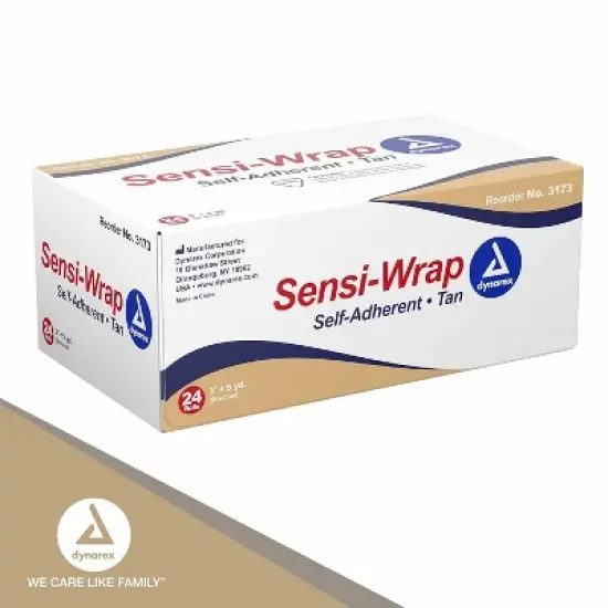 Dynarex Sensi Wrap Self-Adherent Bandage Tan 3" x 5yd image {6}