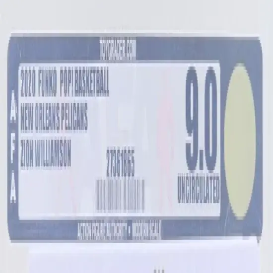 Funko POP New Orleans Pelicans NBA | Zion Williamson | Graded AFA 9 image {2}