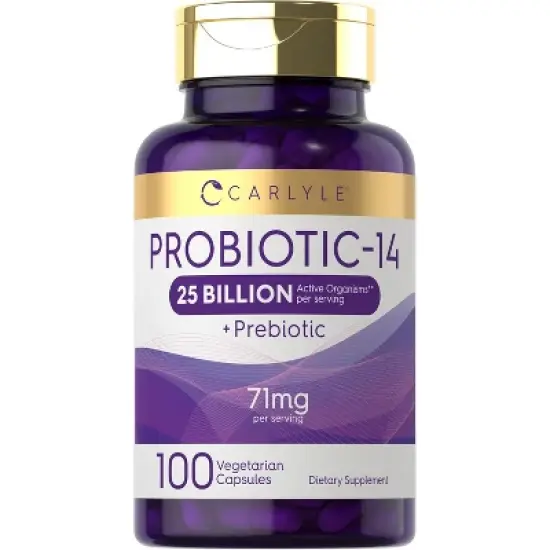 Carlyle Probiotic-14 | 25 Billion CFU | 100 Capsules image {7}