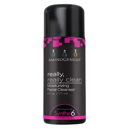 AminoGenesis Really, Really Clean Moisturizing Facial Cleanser | Ultra Beautifying Cleanser | Youthful Skin | - (6 oz) image {3}