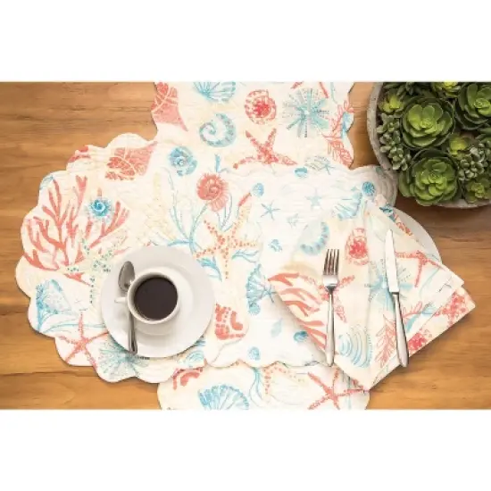 C&F Home Shelly Shores Placemat, Set of 6, 13" x 19" image {1}