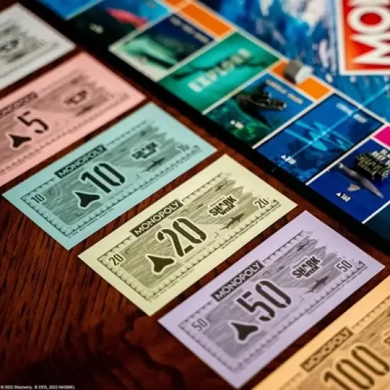 USAopoly Shark Week Monopoly Board Game image {3}