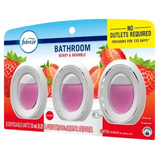 Febreze Berry & Bramble Bathroom Air Freshener - 3ct image {11}