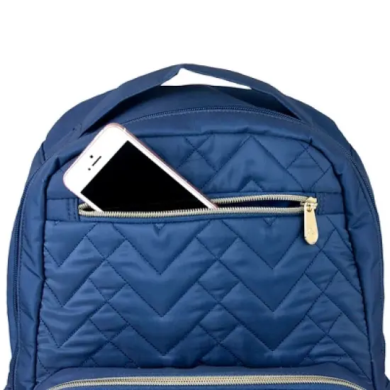 Fisher-Price Morgan Quilted Diaper Backpack image {1}