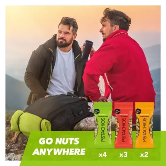 Wonderful Pistachios No Shell Variety Multipack - 0.75oz/9ct image {5}