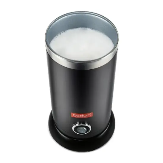 Bodum Bistro Electric Milk Frother Black: Stainless Steel Coffee Frother & Milk Steamer, 500W, Hand Wash image {6}