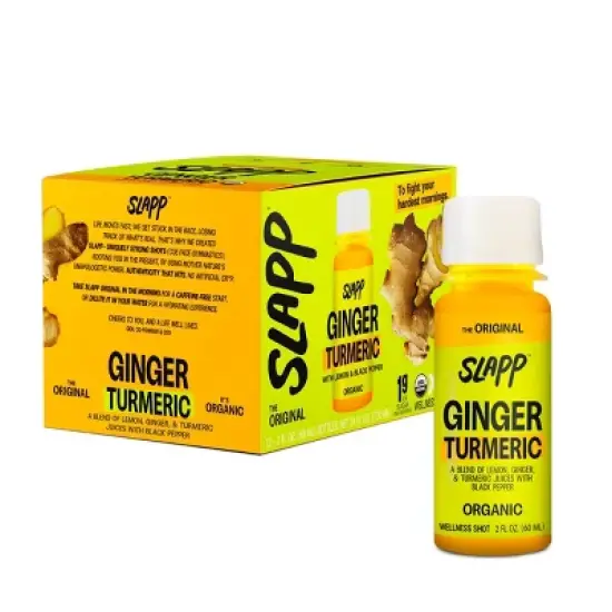 SLAPP 36pk Ginger Turmeric Shots image {4}