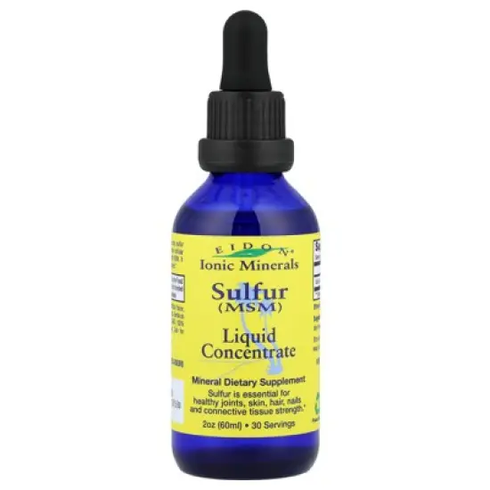 Eidon Ionic Minerals Sulfur, Liquid Concentrate, 2 oz (60 ml) image {4}