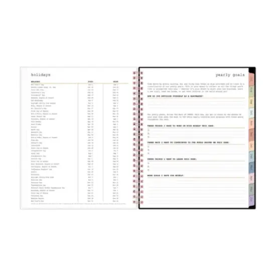 Blue Sky WAAV 7"x9" 2025-2026 Weekly/Monthly Wirebound Planner Frosted Katie image {9}
