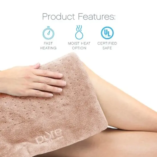 Pure Enrichment PureRelief Deluxe Heating Pad - 12" x 24" image {2}
