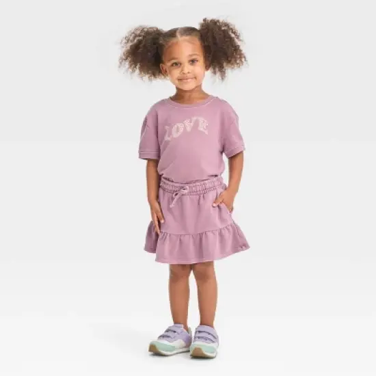 Toddler Girls' Skort Set - Cat & Jack&trade; Purple image {3}