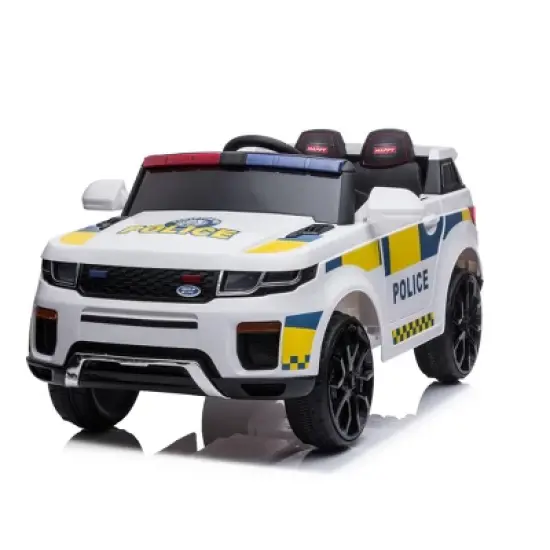 Nasitip Kids Ride On Police Car, 12V Electric Truck for Toddlers, Battery Powered Ride On Toy with Remote Control image {9}