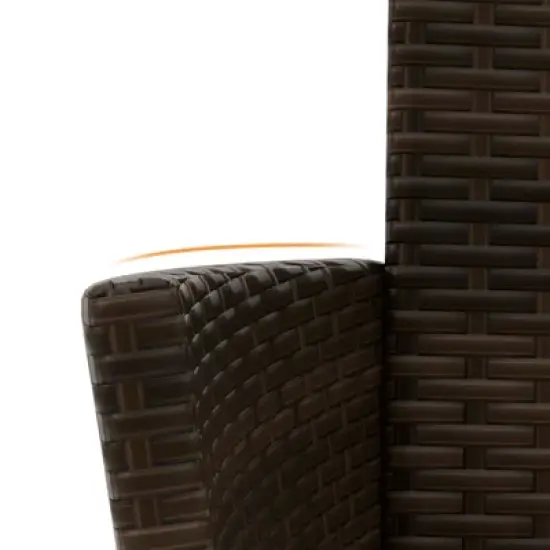 Tangkula 8 Piece Patio Rattan Conversation Set Outdoor Wicker Furniture Set w/ Chair Loveseat & Tempered Glass Table Beige/Black/Gray/Navy/Turquoise image {6}