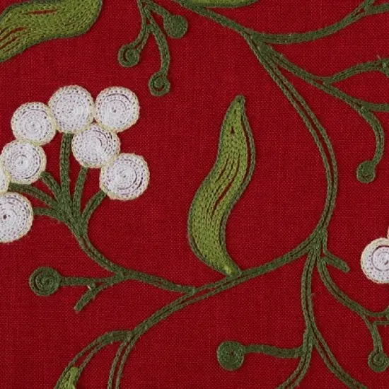 Design Imports Embroidered Table Runner image {2}