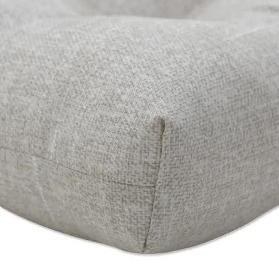 2pc Outdoor/Indoor Seat Cushion Set Tory Bisque Off-White - Pillow Perfect image {1}