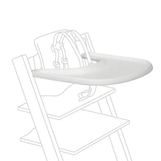 Stokke Tripp Trapp High Chair Tray - White image {1}