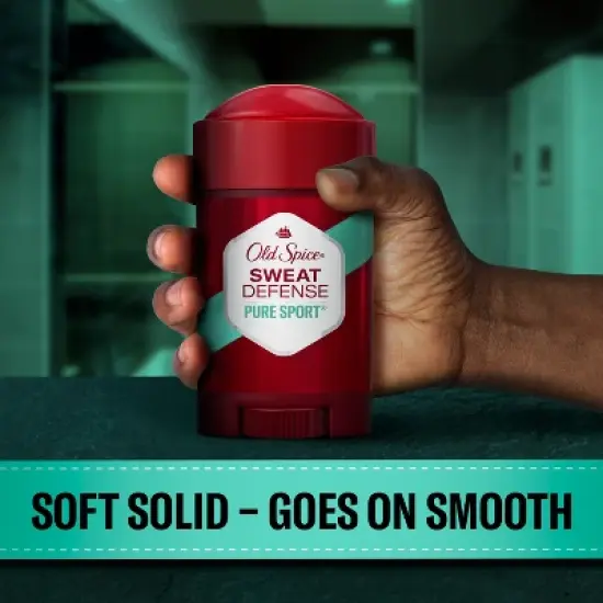 Old Spice Hardest Working Collection Sweat Defense Solid Antiperspirant & Deodorant Pure Sport Plus Twin Pack - 2.6oz image {8}
