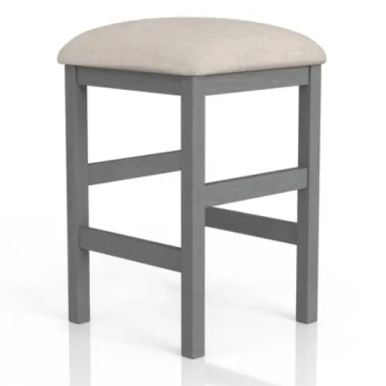 5pc Gardenside Expandable Counter Height Dining Table Set White/Light Gray/Beige - HOMES: Inside + Out image {6}