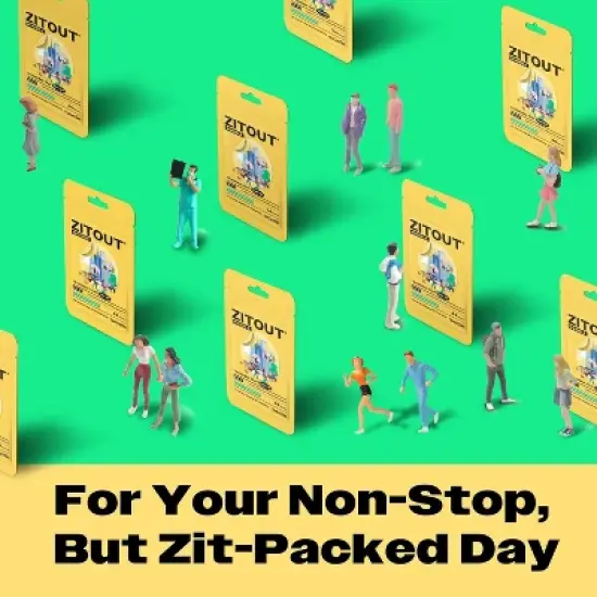 Avarelle Cosmetics ZITOUT Invisible Hydrocolloid Pimple Patch with Tea Tree, Calendula and Rosehip Seed Oil, Vegan, Korean Skincare, 2-sizes, 24 ct image {5}