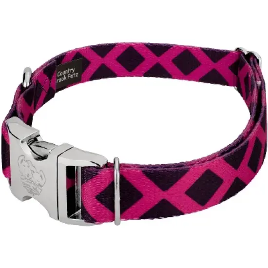 Country Brook Petz Premium Fabulous Lattice Dog Collar Limited Edition image {1}