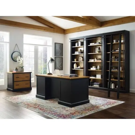 Toulouse File Cabinet Honey/Black - Martin Furniture image {1}