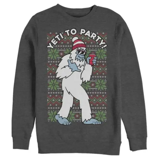 Men's Lost Gods Yeti to Party Sweatshirt image {4}
