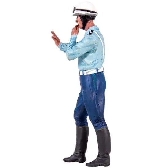 1975-1980 Paul French Police Motorcycle Officer Figurine for 1/18 Scale Models by Le Mans Miniatures image {1}