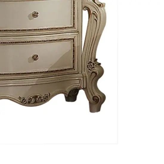 31" Picardy Nightstand Antique Pearl - Acme Furniture image {4}