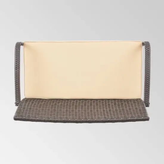 Cordoba 8pc Wicker Chat Set - Brown/Tan - Christopher Knight Home image {2}