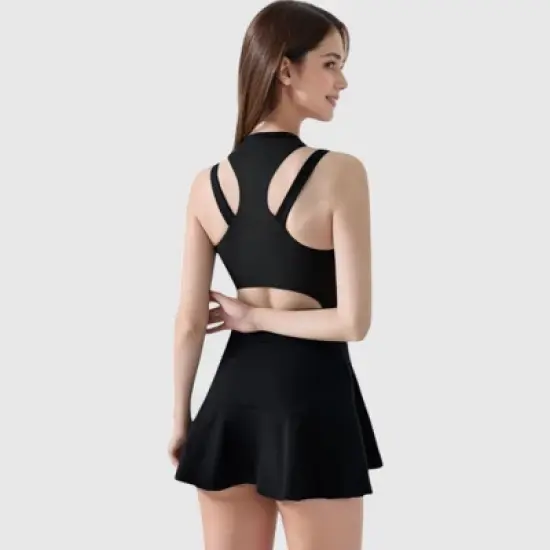 Anna-Kaci Women's Racerback Flowy Athletic Dress image {4}