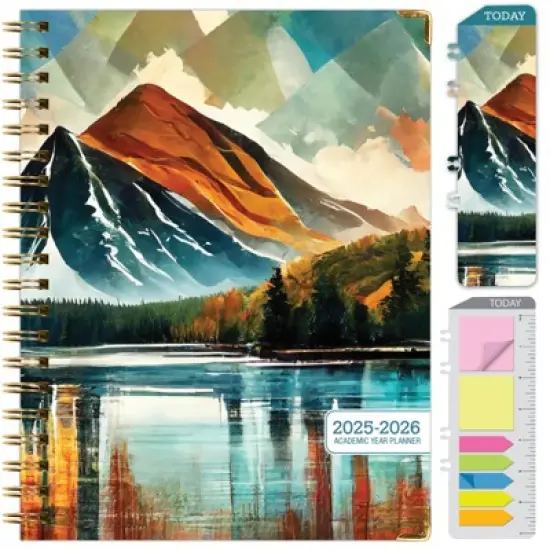 Global Printed Products Hardcover AY 2025-2026 Fashion Planner - 8.5"x11" (Lake View) image {8}