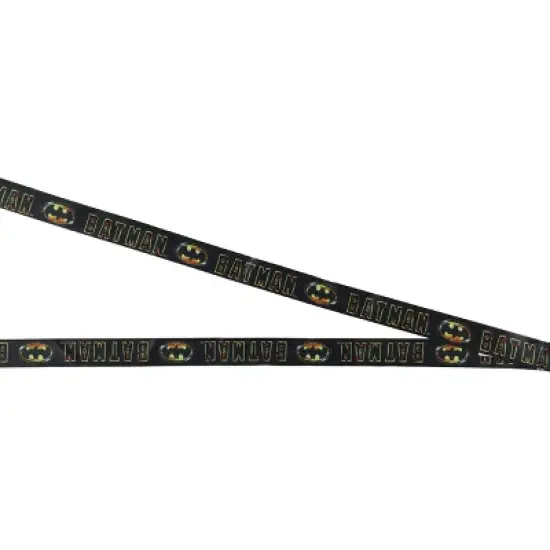 DC Comics Batman 1989 Movie Bat Symbol Classic Logo Lanyard ID Badge Holder image {3}