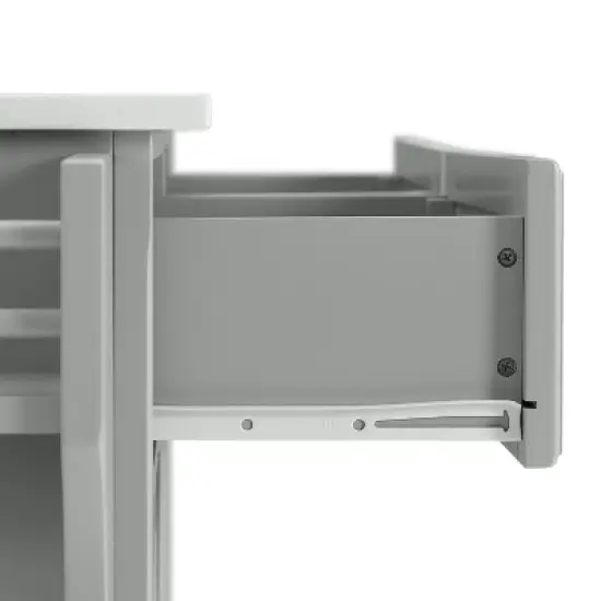 Alexandria Granite Top Kitchen Island/Cart Gray - Crosley image {11}