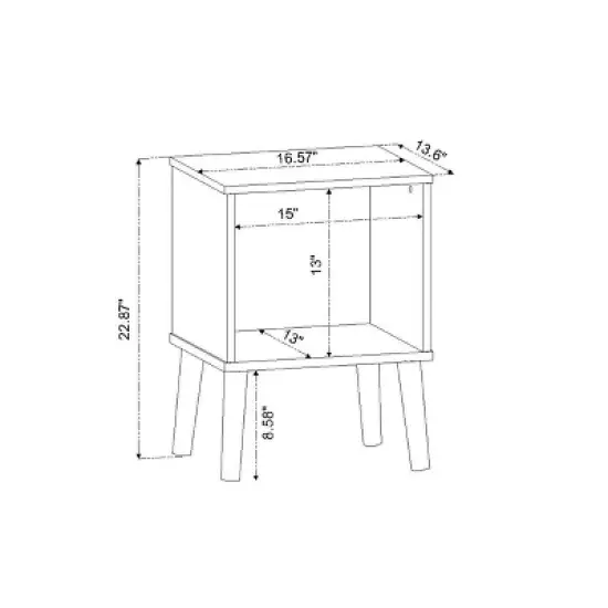 Modern Open Kids' Nightstand White - Pillowfort&trade; image {6}