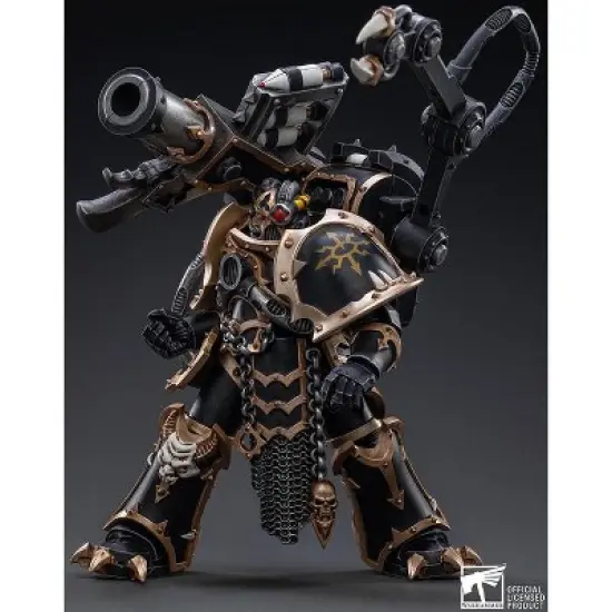 Marine 05 Black Legion Havocs 1/18 Scale | Warhammer 40K | Joy Toy Action figures image {2}