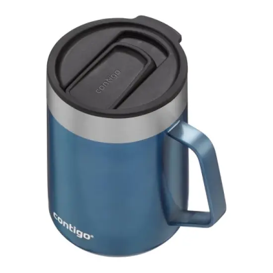 Contigo 14oz Stainless Steel Vacuum-Insulated Mug with Handle image {1}
