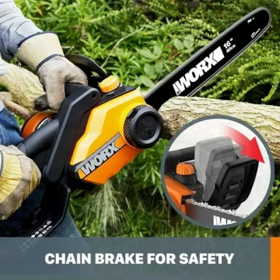 Worx WG303.1 14.5 Amp 16" Electric Chainsaw image {2}