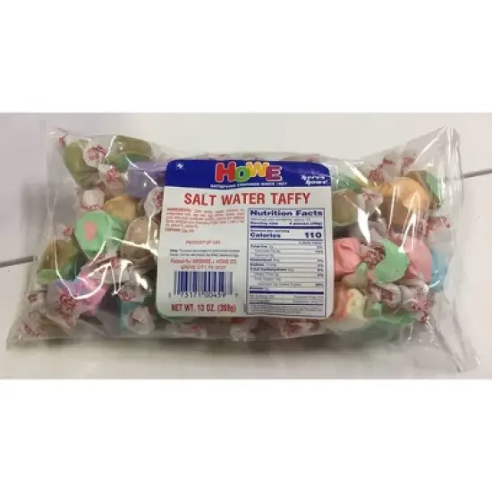 Howe Traditional Nostalgic Candies, Vintage Style Old Fashioned Candy Flavors, Salt Water Taffy, 15 Oz image {2}