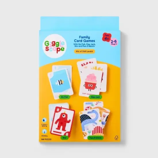 Family Card Games Favorites - Gigglescape&trade;: Classic Playing Cards, 2-6 Players, Ages 4+, Social & Memory Skills image {2}