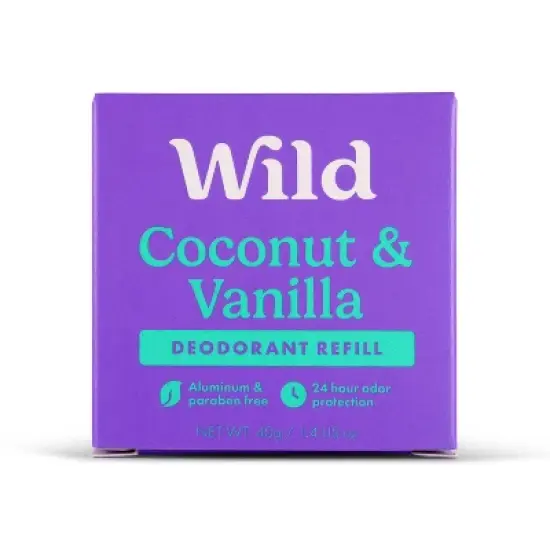 Wild Cosmetics Cream Deodorant - Coconut & Vanilla - Aluminum-Free image {6}