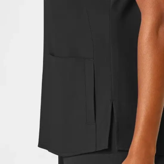 Wink PRO Women's 4 Pocket Notch Neck Scrub Top image {6}