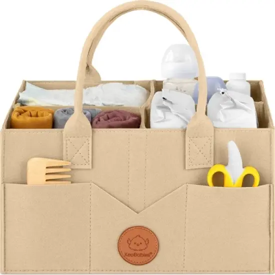 Original Baby Diaper Caddy Organizer, Large Storage Caddy Organizer for Nursery, Changing Table image {11}