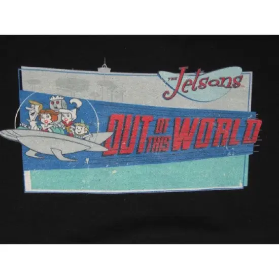 The Jetsons Out of This World Men's Black Graphic Hoodie image {1}
